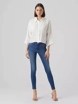 VERO MODA | Blusenshirt VMNATALI CROP | weiss
